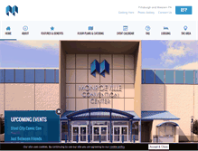 Tablet Screenshot of monroevilleconventioncenter.com